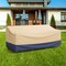 3-Seater Patio Waterproof Sofa Cover Polyester Sofa Cover W/ Air Vents And Handles
